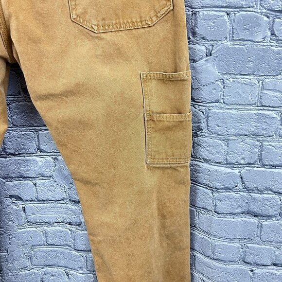 Dickies Mens Flannel Lined Carpenter Duck Work Pants 38 x 34 - Picture 6 of 11